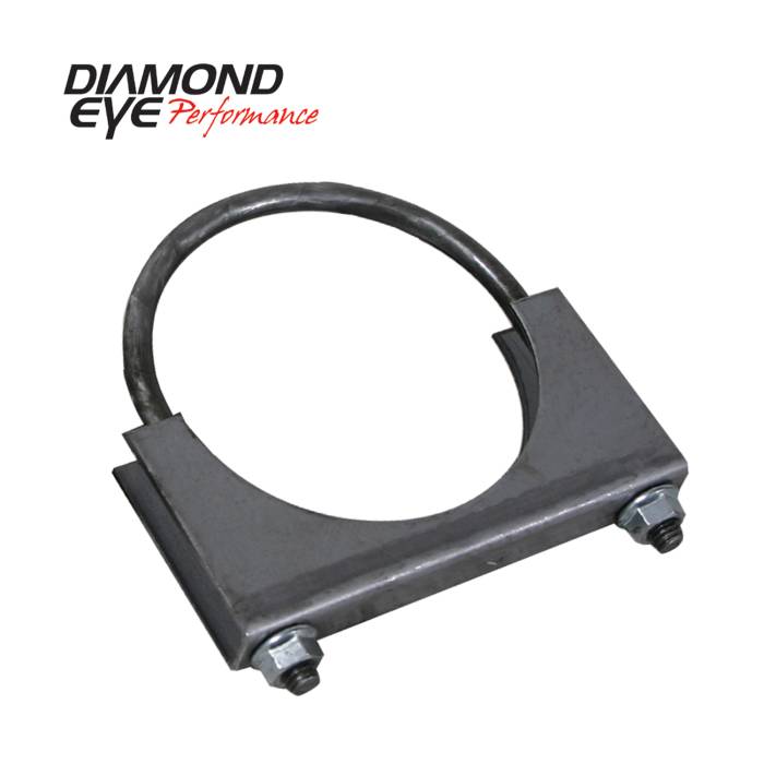 Diamond Eye Performance - Exhaust Clamp 5 Inch Standard Steel U-Bolt Saddle Clamp Diamond Eye