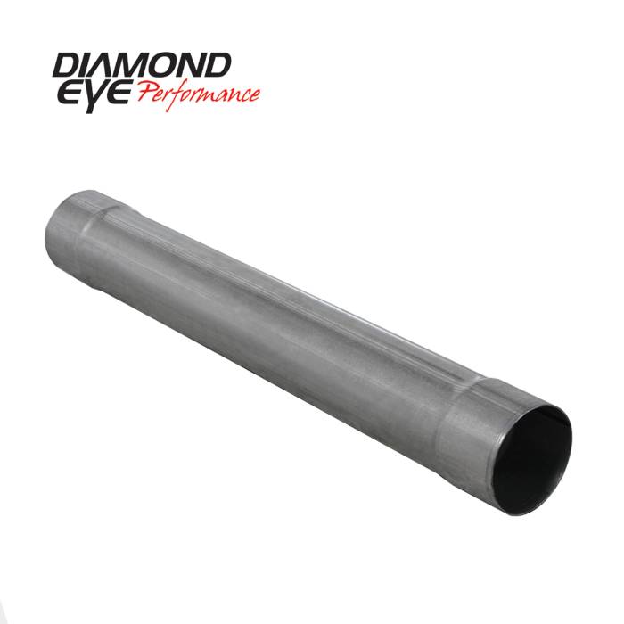 Diamond Eye Performance - Diesel Muffler Replacement 27 Inch Steel 4 Inch Inlet/Oulet Aluminized Performance Muffler Replacement Diamond Eye