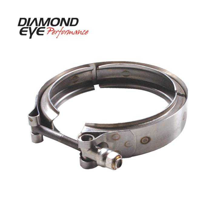 Diamond Eye Performance - Exhaust Clamp V-Band Clamp For HX40 Style Turbo Stainless Diamond Eye