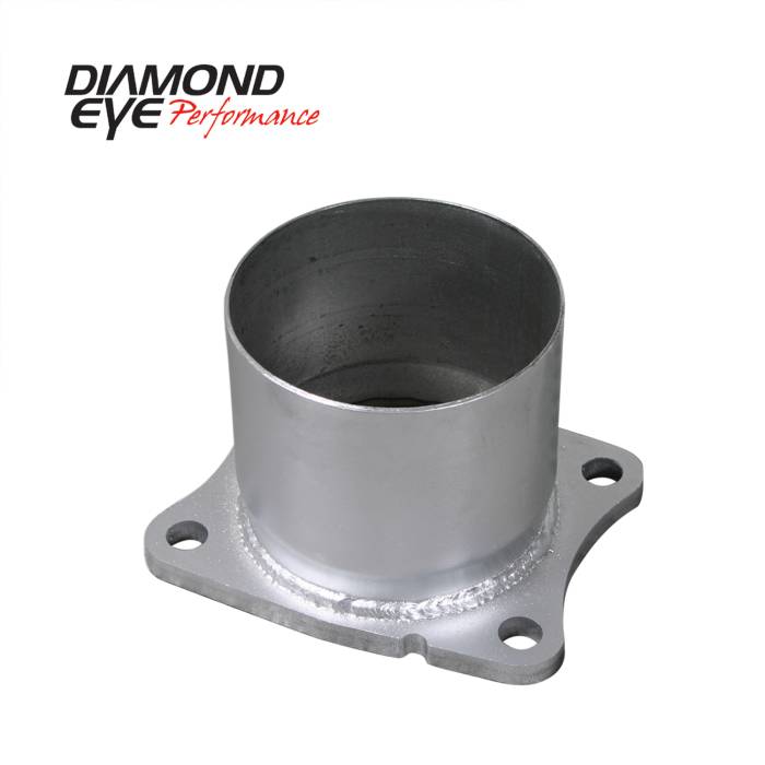 Diamond Eye Performance - Exhaust Flange 4 Inch Aluminized For 01-07.5 Silverado/Sierra 2500/3500 Performance Series Diamond Eye