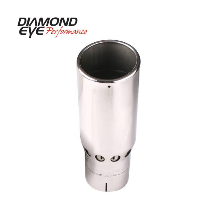 Diamond Eye Performance - Exhaust Tail Pipe Tip Vented Rolled Angle 5 Inch ID X 6 Inch OD X 16 Inch Long Diamond Eye