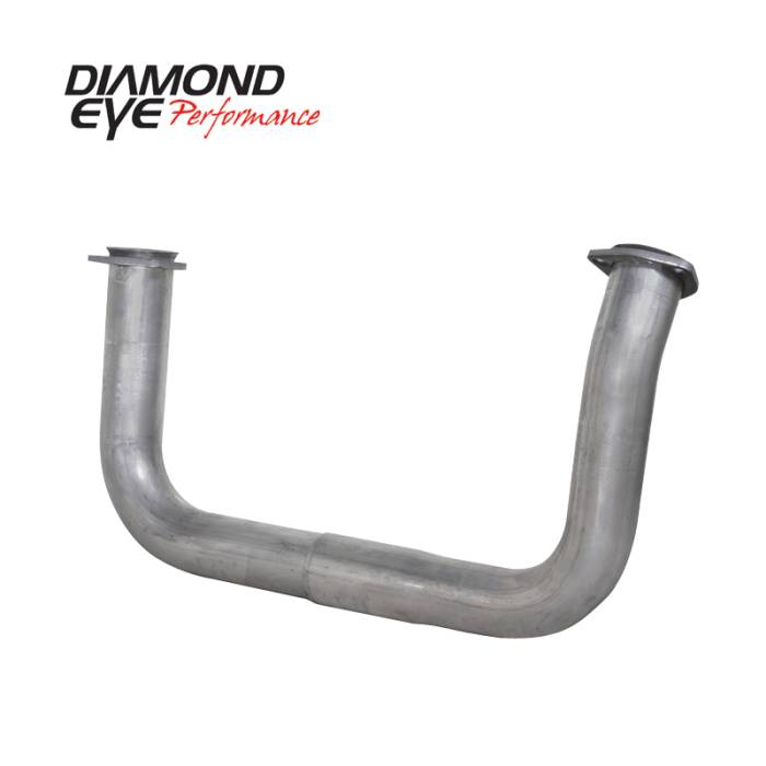 Diamond Eye Performance - Diamond Eye Performance PERFORMANCE DIESEL EXHAUST PART-2.5in ALUMINIZED CROSSOVER PIPE 321099