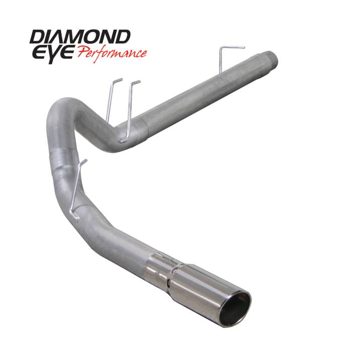 Diamond Eye Performance - Filter Back Exhaust For 08-10 Ford F250/F350 Superduty 6.4L Powerstroke 4 Inch Aluminized Diamond Eye