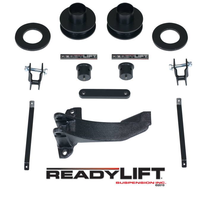 ReadyLift - ReadyLift 2008-10 FORD F250/F350/F450 2.5'' Front Leveling Kit with Track Bar Bracket 66-2516
