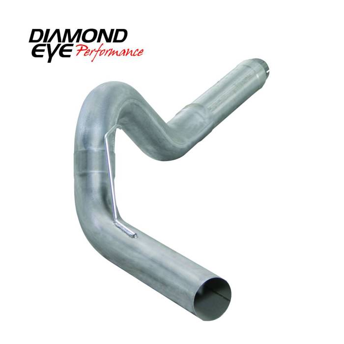 Diamond Eye Performance - DPF Back Exhaust For 13-14 Dodge 6.7L Cummins 5 Inch Diesel Single Passenger Side Aluminized Diamond Eye