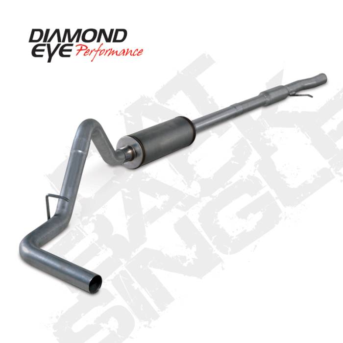 Diamond Eye Performance - Cat Back Exhaust For 15-16 Silverado/Sierra 1500 4.3L And 5.3L 3 Inch SinglePassStainless Diamond Eye