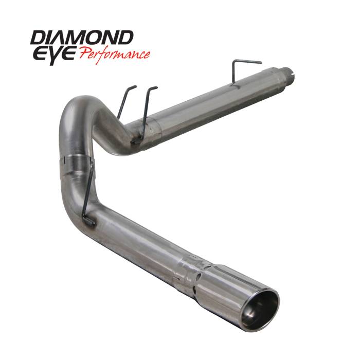 Diamond Eye Performance - Filter Back Exhaust For 08-10 Ford F250/F350 Superduty 6.4L Powerstroke 5 Inch Stainless Steel Diamond Eye