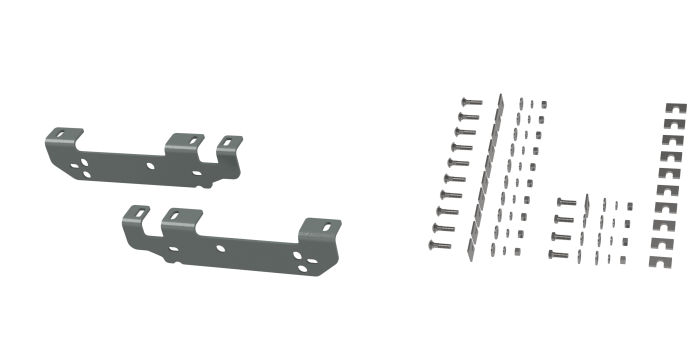 B&W Hitches - B&W Hitches Universal Mounting Rails For 5th Wheel Hitches RVK2401