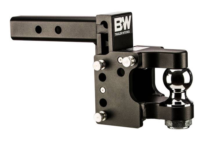 B&W Hitches - B&W Hitches 8" Blk T&S, 2" Ball Pintle TS10055