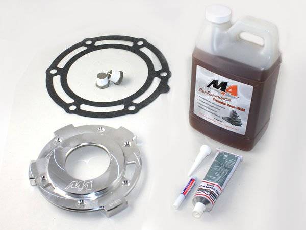 Merchant Automotive - Transfer Case Upgrade Kit with Magnetic Drain Plugs and Fluid
