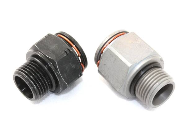Merchant Automotive - Allison 1000 Transmission Cooler Line Fittings, Adapts Model Year 2003-2007 Housing To Model Years 2001-2002  Lines, Duramax Pair