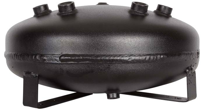 HornBlasters - HornBlasters Horn-Air Black 4 Gallon Pancake, 8 Ports TA-4P