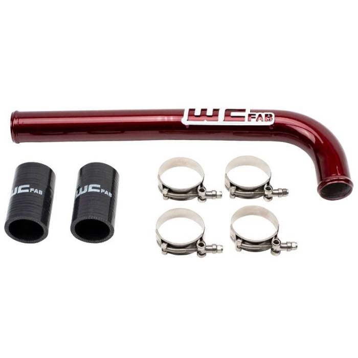 Wehrli Custom Fab - 2010-2018 6.7L Cummins Upper Coolant Pipe for Single Radiator