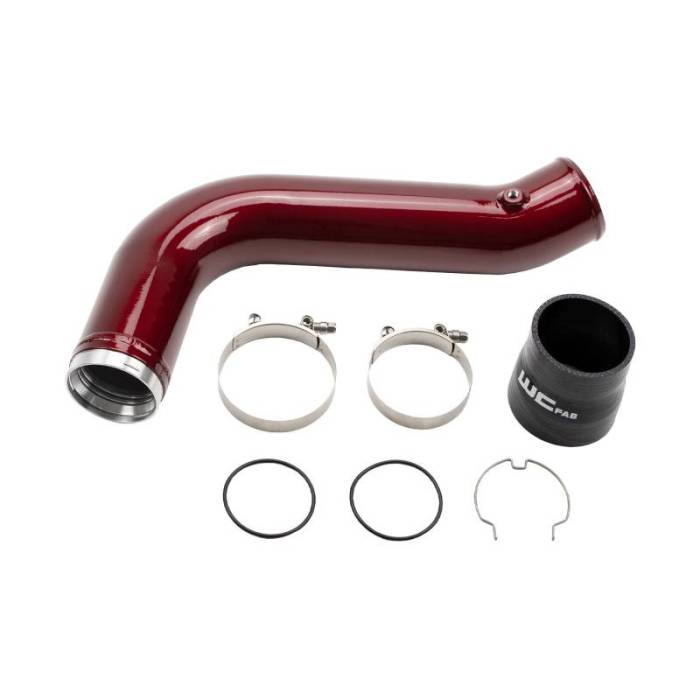 Wehrli Custom Fab - 2017-2019 L5P Duramax 3.5" Passenger (Cold) Side Intercooler Pipe Kit