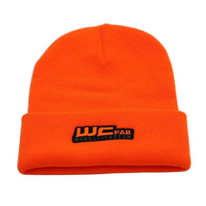 Wehrli Custom Fab - Beanie Hat Orange - WCFab