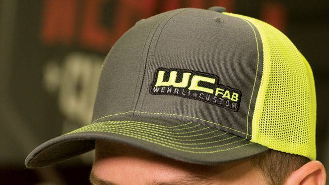 Wehrli Custom Fab - Snap Back Hat Charcoal/Neon Yellow WCFab