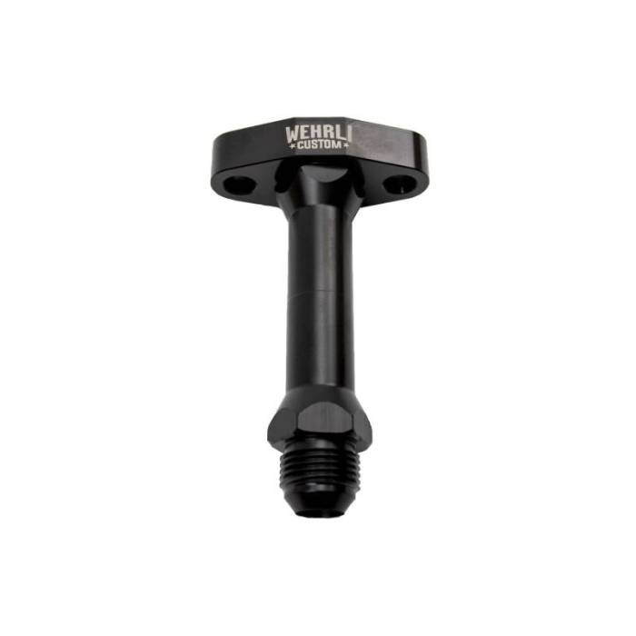 Wehrli Custom Fab - T3/T4/T6 Midframe Turbocharger -10AN Extended Oil Drain Fitting Kit