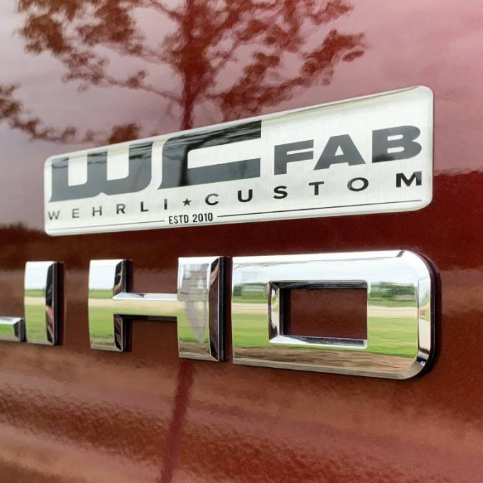 Wehrli Custom Fab - WCFab Gel Stickers