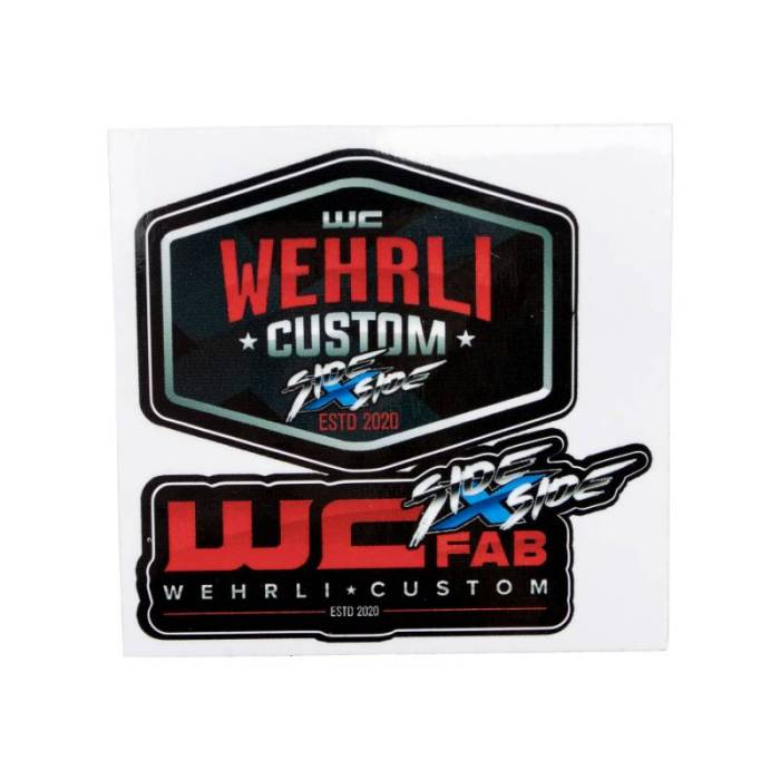 Wehrli Custom Fab - WCFab Side X Side Assorted Die Cut Sticker Sheet