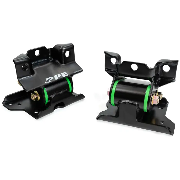 PPE Diesel - 2001-2010 GM 6.6L Duramax Engine Mount Kit 50 Hardness Green