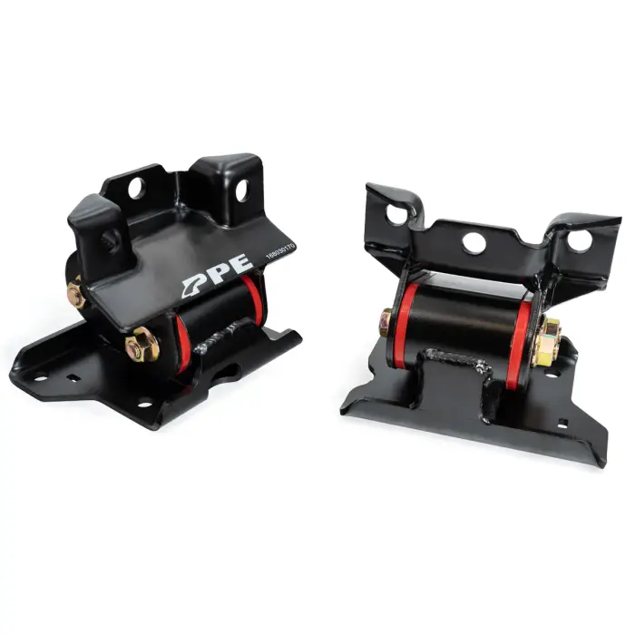 PPE Diesel - 2001-2010 GM 6.6L Duramax Engine Mount Kit 70 Hardness Red