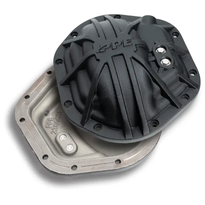 PPE Diesel - 2007-2018 Jeep Wrangler Dana-44 Cast Nodular Iron Rear Differential Cover Black PPE Diesel