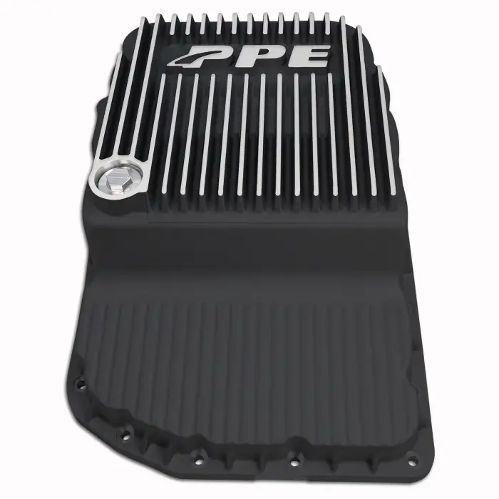 PPE Diesel - 2007-2020 GM w/ 6L80 Heavy-Duty Cast Aluminum Transmission Pan Brushed
