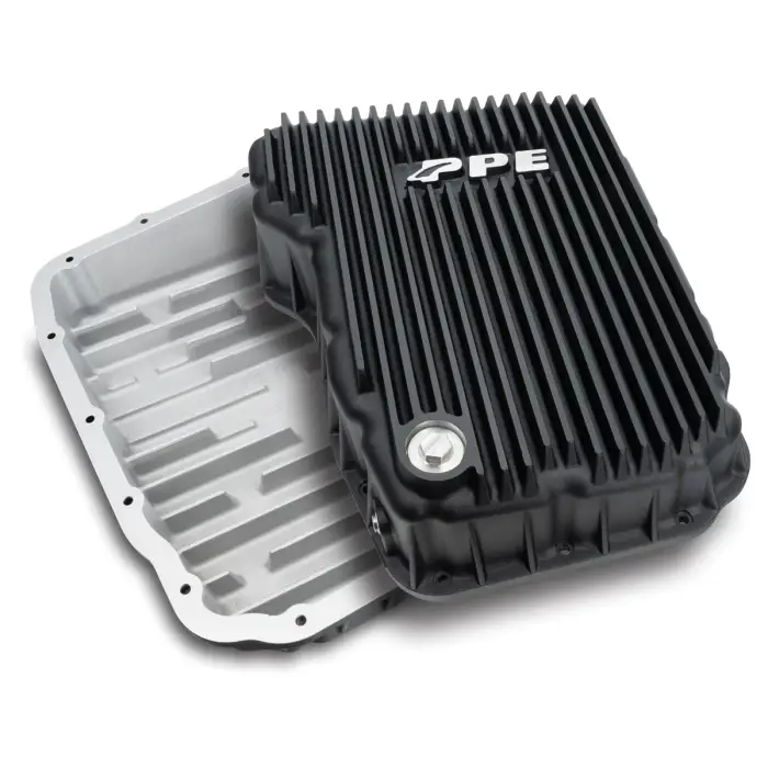 PPE Diesel - 2007-2022 Ram Pickup 2500 w/ 68RFE Transmission Heavy-Duty Cast Aluminum Transmission Pan Black