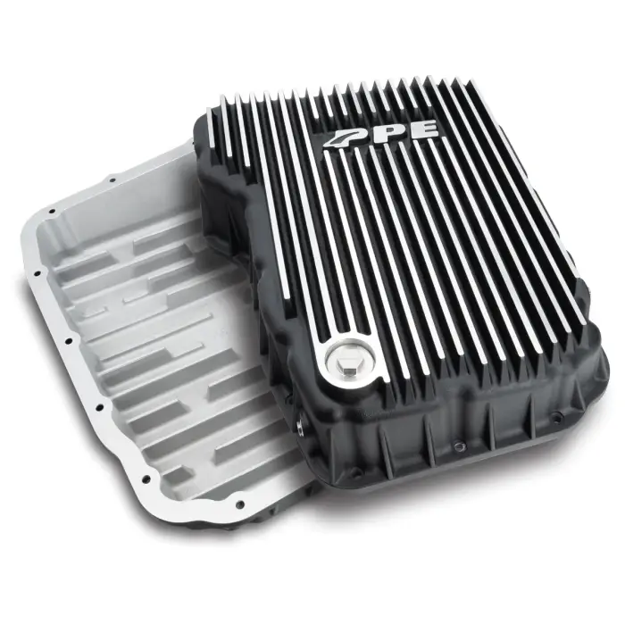 PPE Diesel - 2007-2022 Ram Pickup 2500 w/ 68RFE Transmission Heavy-Duty Cast Aluminum Transmission Pan Brushed