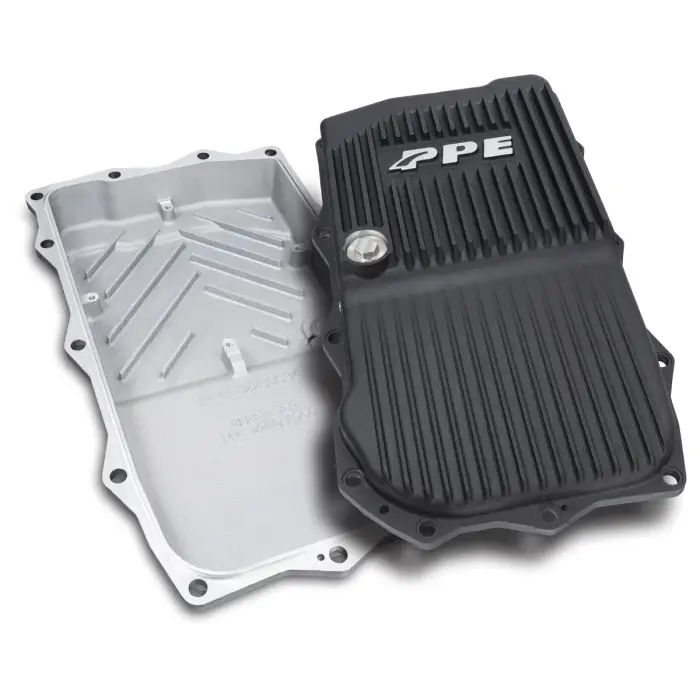 PPE Diesel - 2010-2022 w/ ZF-8 Speed Heavy-Duty Cast Aluminum Transmission Pan Black