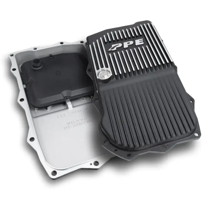 PPE Diesel - 2010-2022 w/ ZF-8 Speed Heavy-Duty Cast Aluminum Transmission Pan Brushed