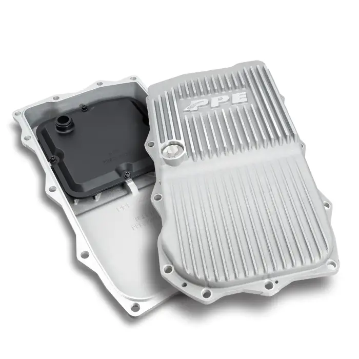 PPE Diesel - 2010-2022 w/ ZF-8 Speed Heavy-Duty Cast Aluminum Transmission Pan Raw