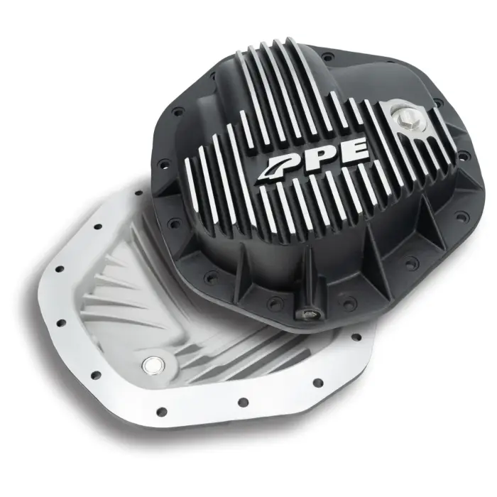 PPE Diesel - 2020-2022 GM 6.6L Duramax 11.5 Inch /12 Inch -14 Heavy-Duty Cast Aluminum Rear Differential Cover Brushed