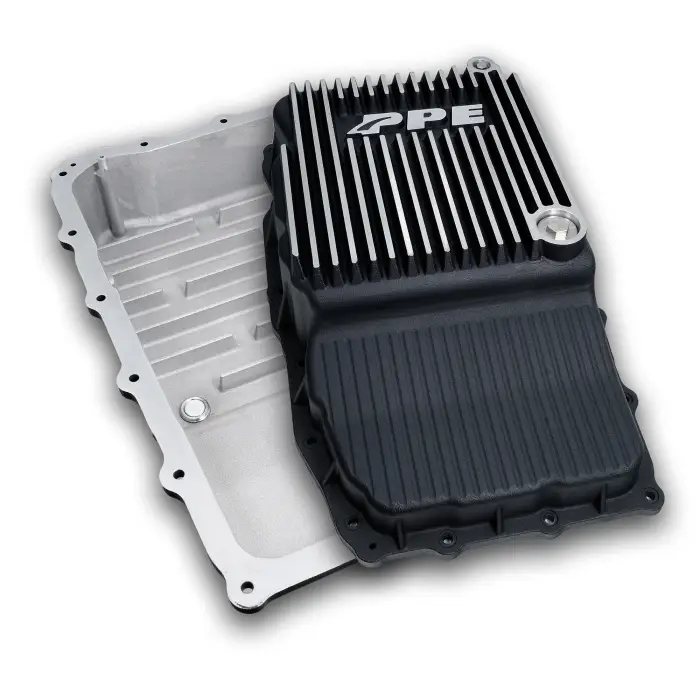 PPE Diesel - 2018-2020 GM w/ 10L80 Transmission Heavy-Duty Cast Aluminum Transmission Pan Brushed