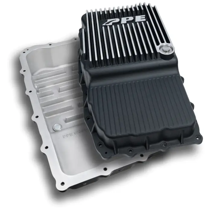 PPE Diesel - 2019-2022 GM w/ 10L80 Heavy-Duty Deep Cast Aluminum Transmission Pan Brushed