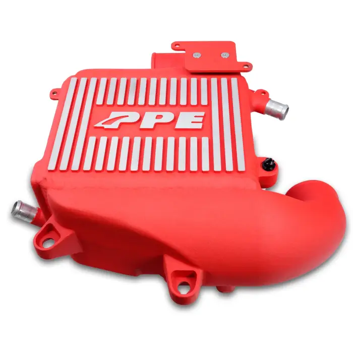 PPE Diesel - 2020-2023 GM 3.0L Duramax LM2, LZO Air-To-Water Intercooler Kit Red PPE Diesel