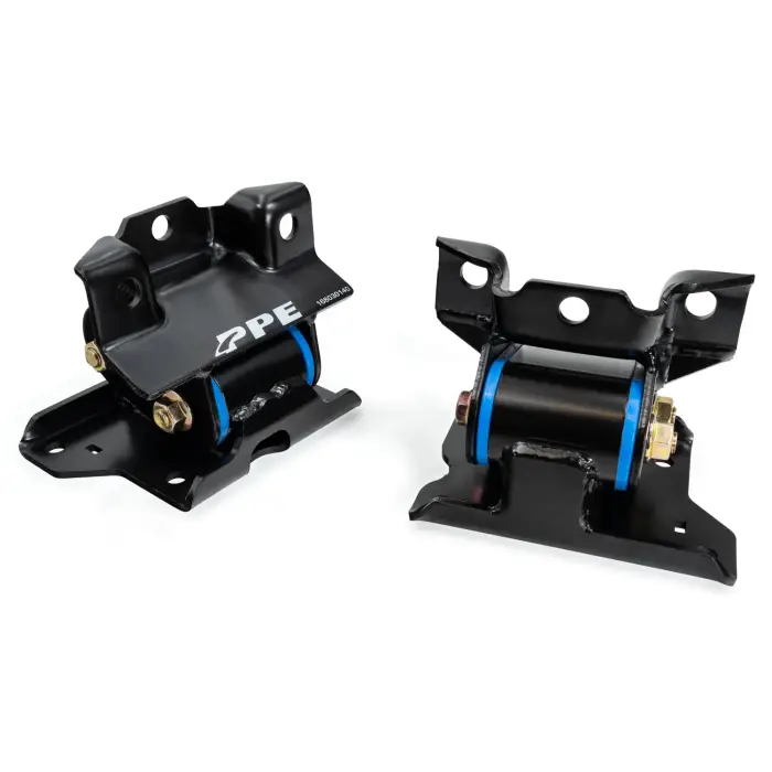 PPE Diesel - Engine Mount Kit - 01-10 GM 6.6L Duramax - 40 Hardness Blue