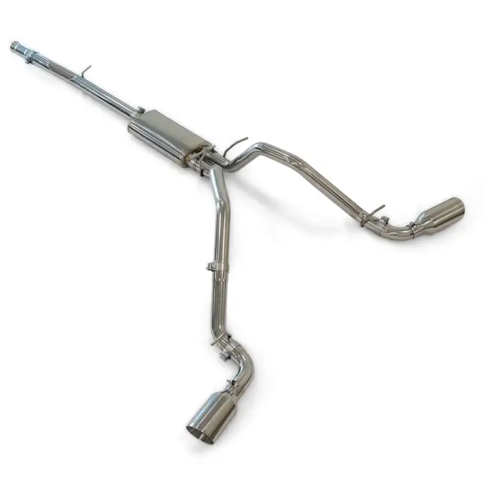 PPE Diesel - Exhaust Cat Back 2.5 Inch w/Dual Tips Pol/Pol GM 4.3L 5.3L 2014-2018 2019 Classic Body