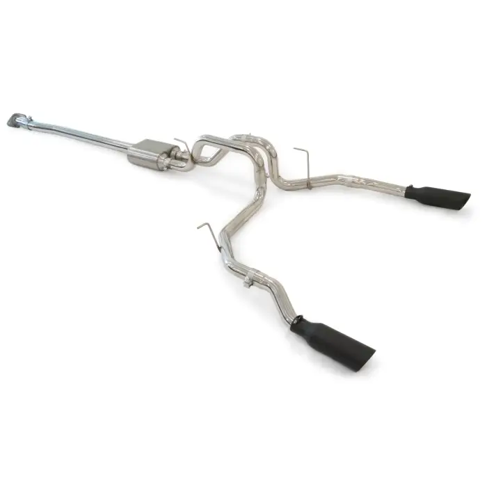 PPE Diesel - Exhaust Cat Back Ford F150 (2009-2014) Polish Tube Black Tips