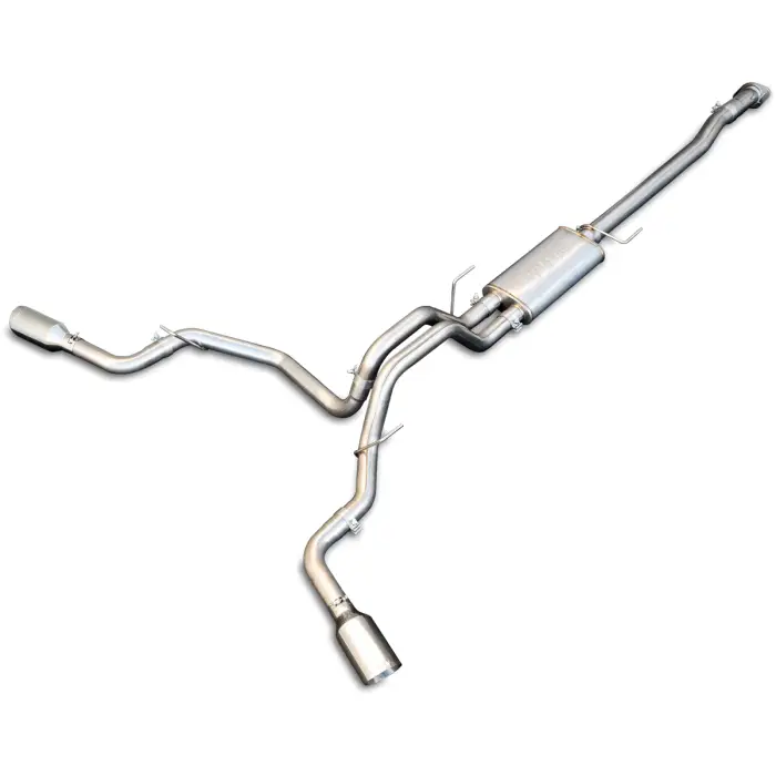 PPE Diesel - Exhaust Cat Back Ford F150 (2015-2022) Polished Tube Polished Tips