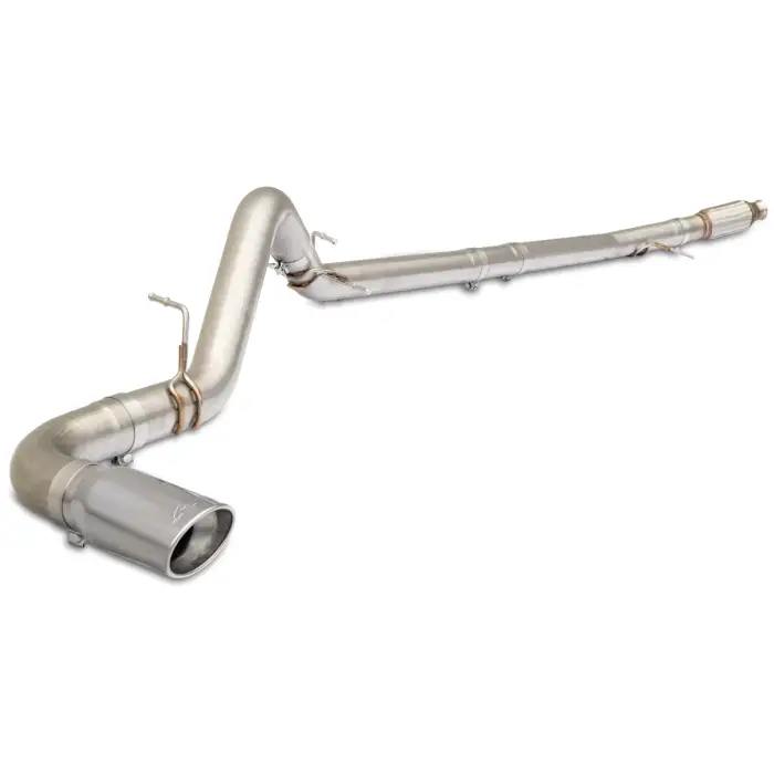 PPE Diesel - Exhaust Kit DPF-Back Single Tip 3.0L Duramax - Raw/Polish