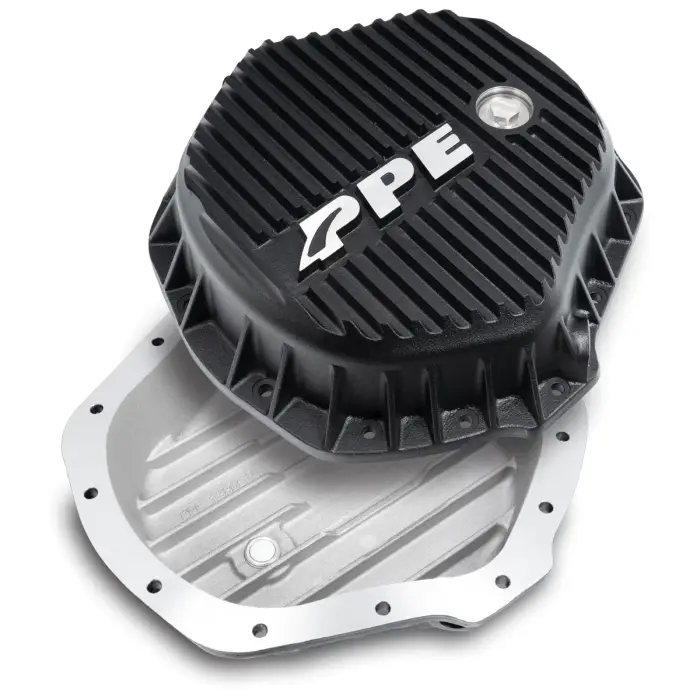 PPE Diesel - Heavy Duty Aluminum Rear Differential Cover GM/Dodge 2500HD/3500HD Black PPE Diesel