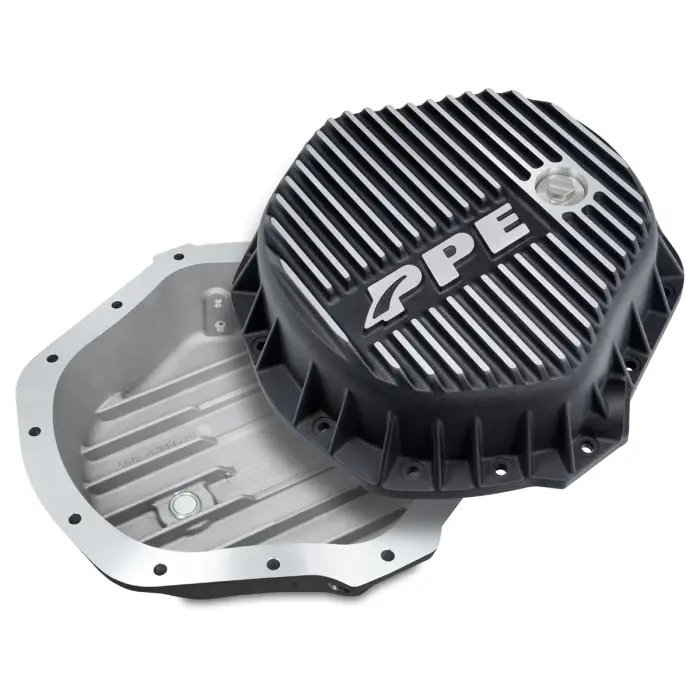 PPE Diesel - Heavy Duty Aluminum Rear Differential Cover GM/Dodge 2500HD/3500HD Brushed PPE Diesel