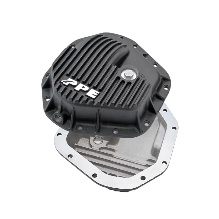 PPE Diesel - Heavy Duty Cast Aluminum Front Differential Cover Ford Dana 50/60 Early 80S To Present F250/F350 Black PPE Diesel