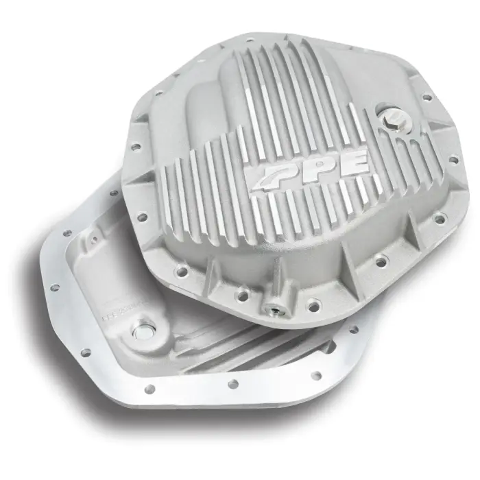 PPE Diesel - Heavy Duty Cast Aluminum Rear Differential Cover GM/Ram 2500/3500 HD Raw PPE Diesel Silver
