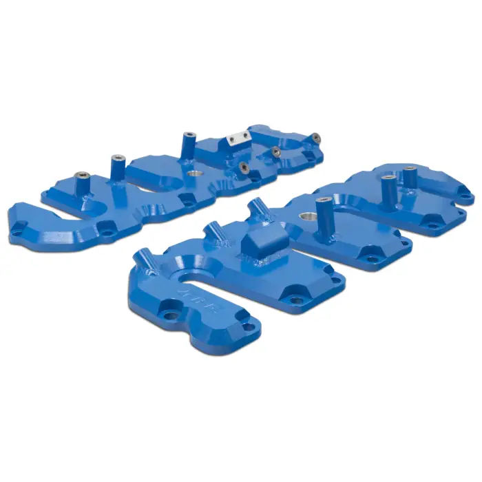 PPE Diesel - Valve Cover Kit Blue w/ Pillars 2004.5-2010 GM 6.6L Duramax PPE Diesel