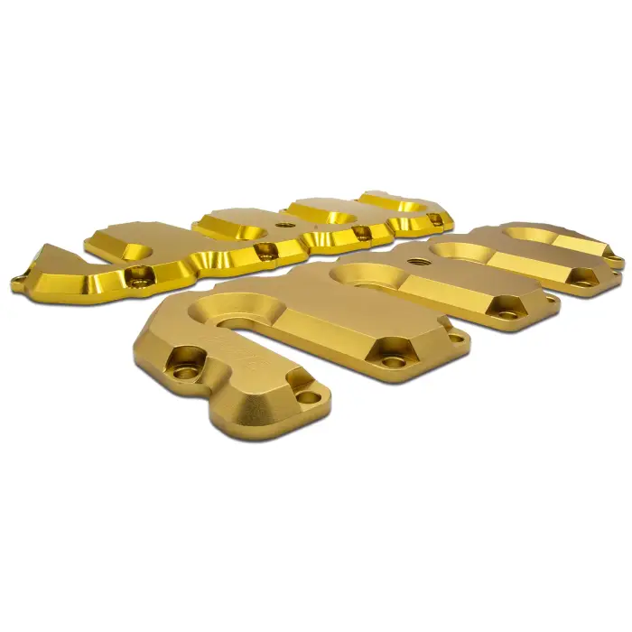 PPE Diesel - Valve Cover Kit Gold Matte No Pillars 2004.5-2010 6.6L Duramax PPE Diesel