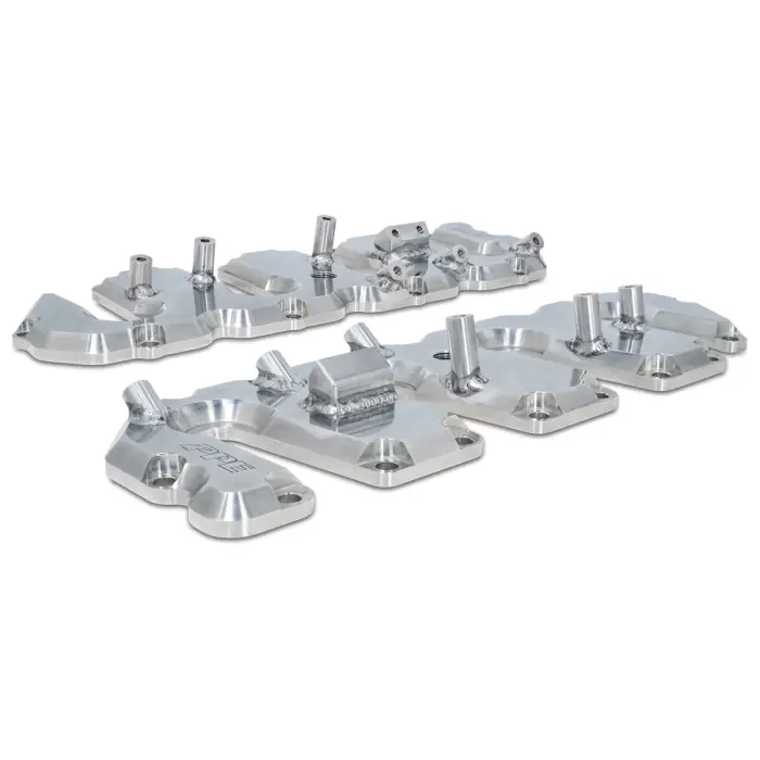 PPE Diesel - Valve Cover Kit Polished Polished w/ Pillars PPE Diesel