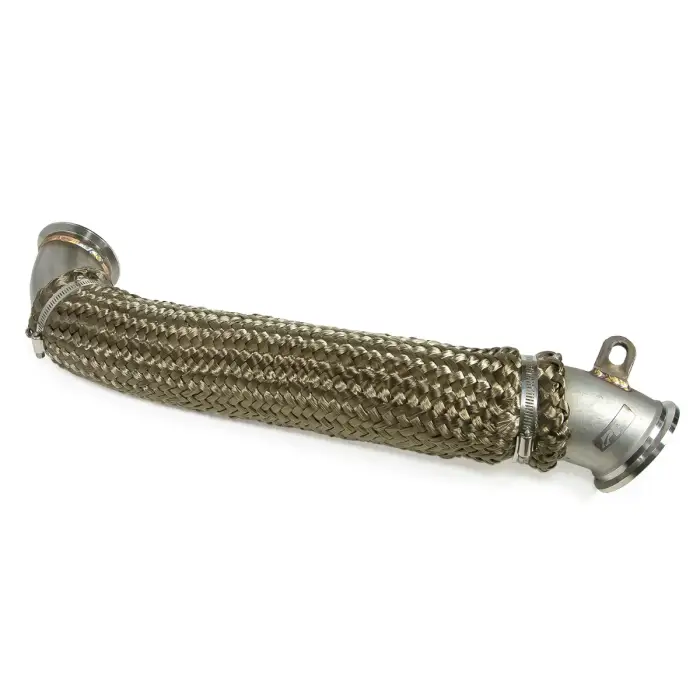 PPE Diesel - Three-Inch 304 Stainless Steel Down Pipe Extended Length For Use With PPE T4 Turbo Pedestal And PPE T4 Riser Block