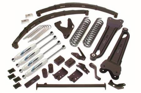 Pro Comp Suspension - Pro Comp Suspension 8 Inch Stage II Lift Kit with ES9000 Shocks 05-07 FORD F250 Gas Pro Comp Suspension K4033B